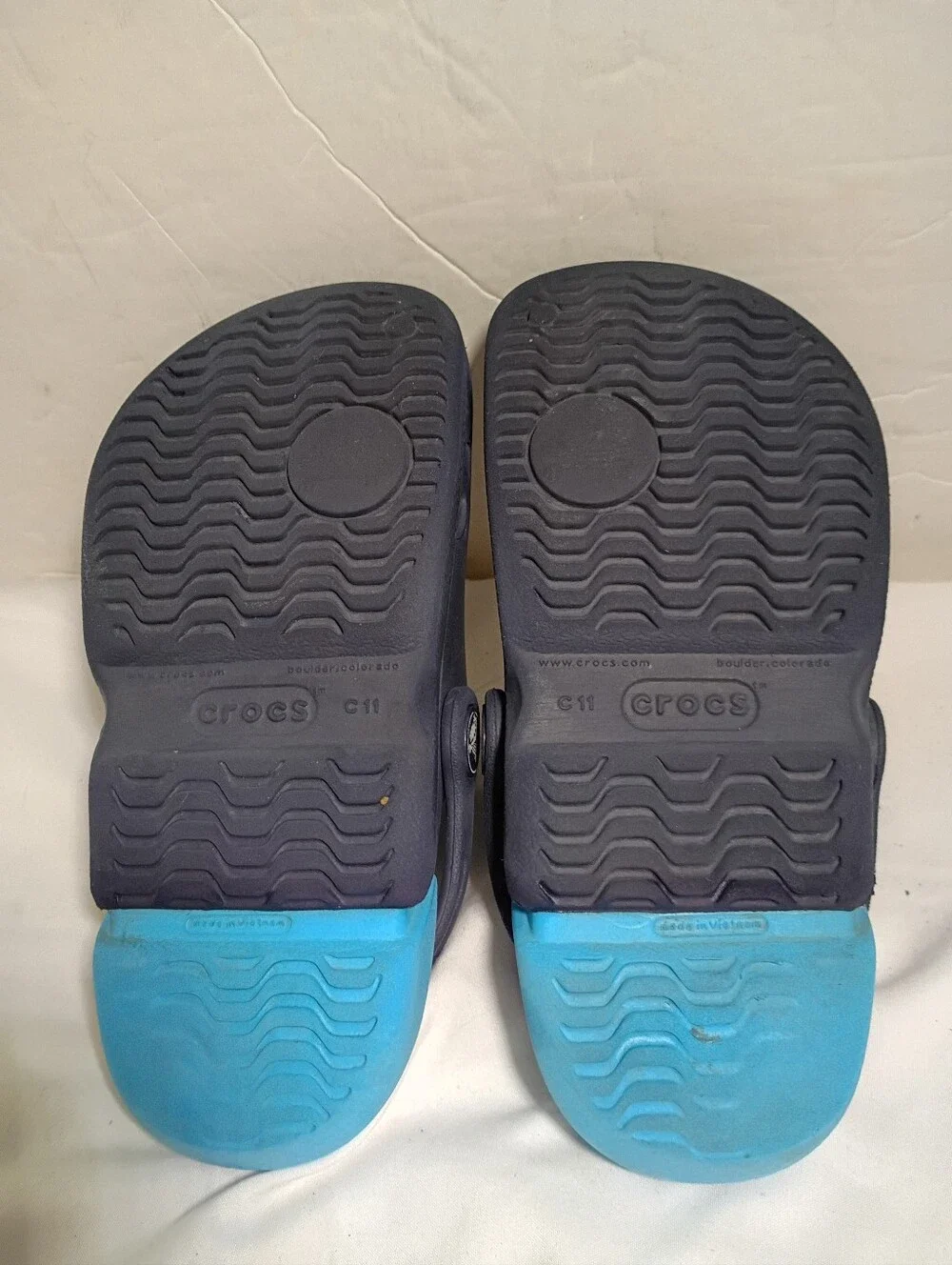 Kids Baya Clogs Size C11 Navy Blue Light Blue Boys Girls Toddler Sandal